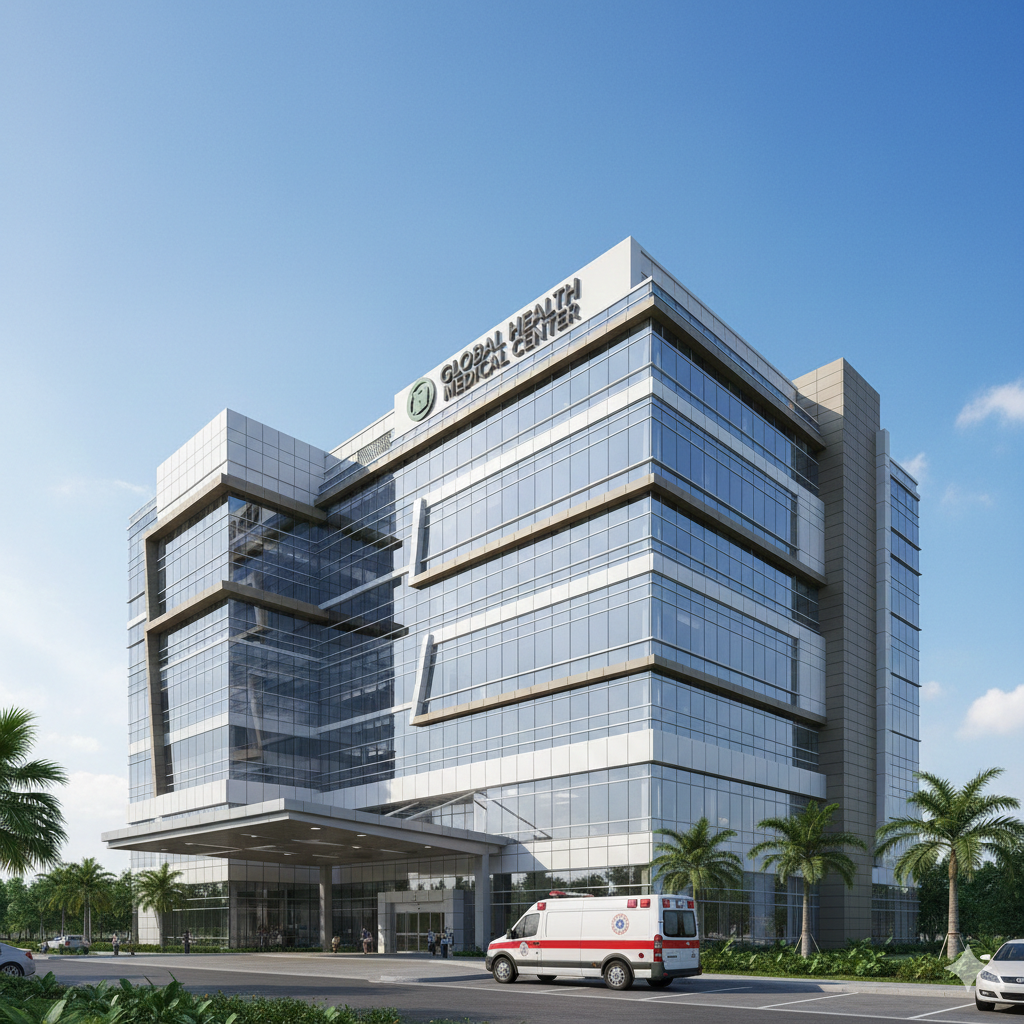 Best hospital in Vizag multispeciality building exterior view